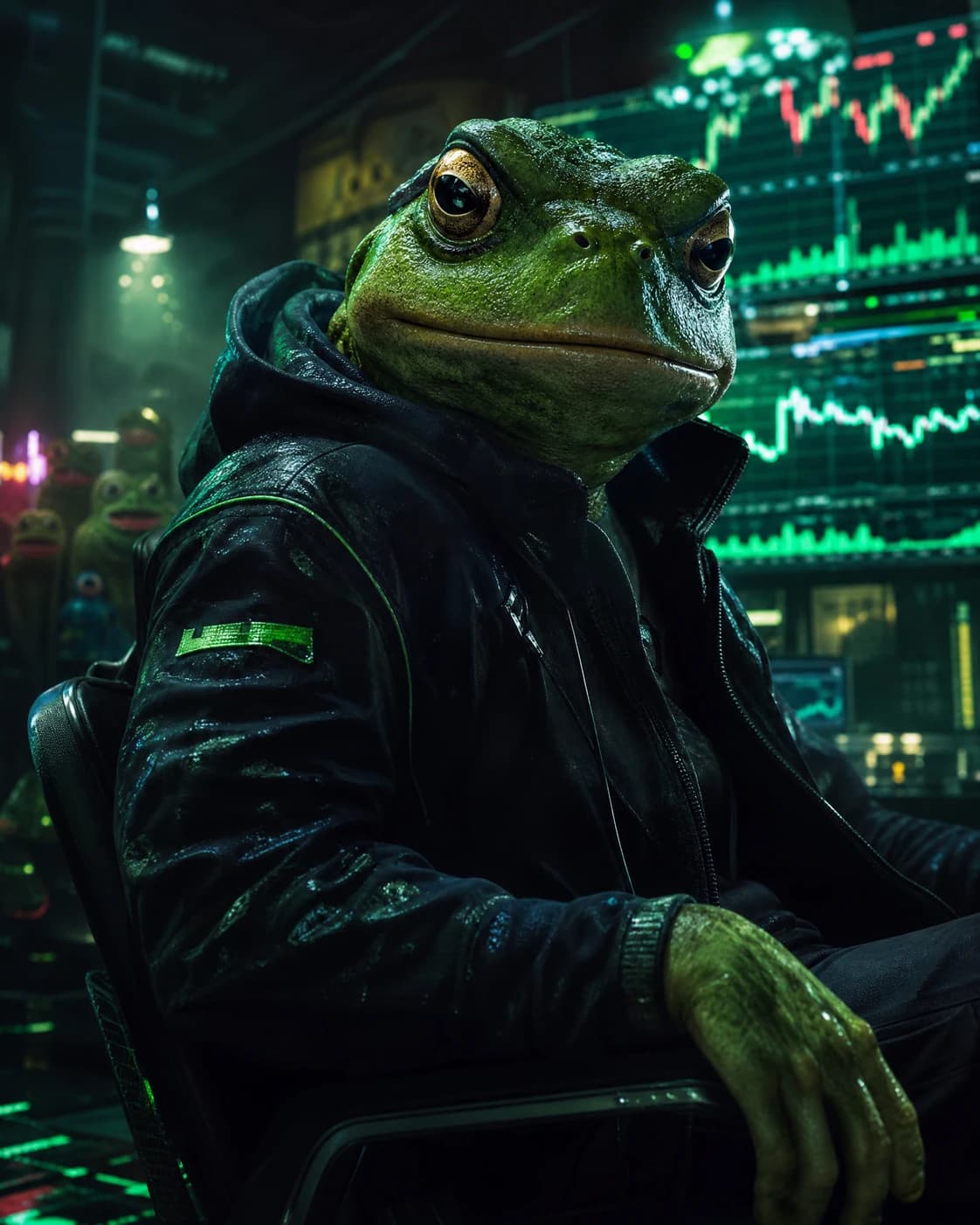 The Meme Alchemist, the official Pepe mascot