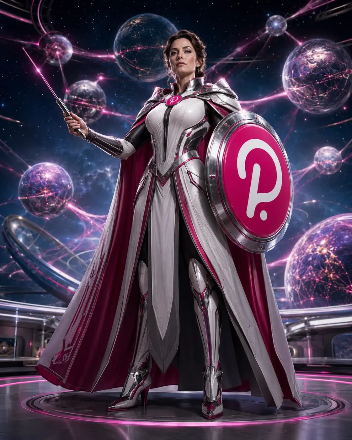 The Multiverse Conductor, AION Crypto character inspired by Polkadot