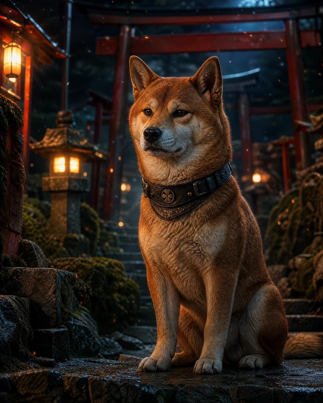 The Ember Shogun, the official Shiba Inu mascot