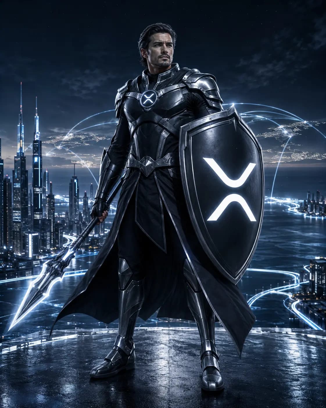 The Velocity Guardian, AION Crypto character inspired by XRP